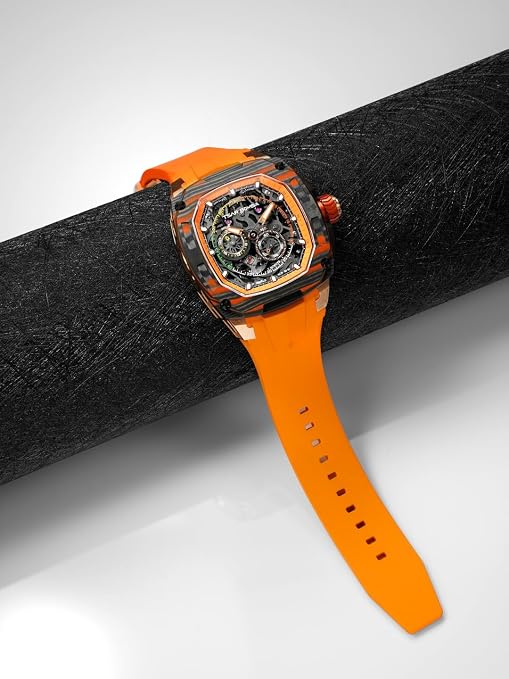 Tsar Bomba Dark Matter Series | Skeleton Dial | Includes Interchangeable Extra Bezel & Strap | Automatic Watch for Men